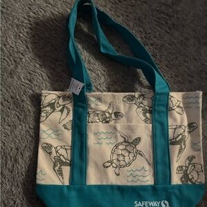 Safeway Turtle Print Tote Bag